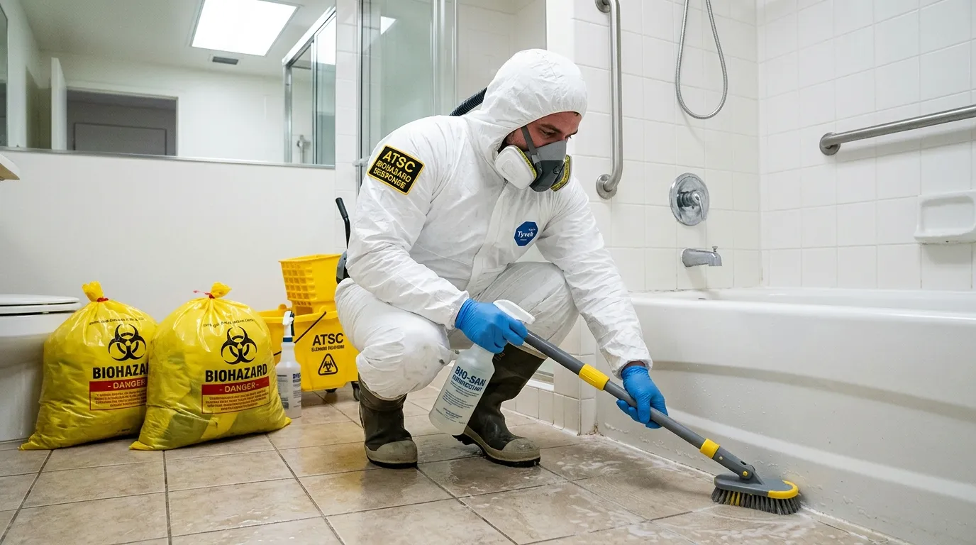 Decontamination equipment deployed for Blood Cleanup in Strathmore